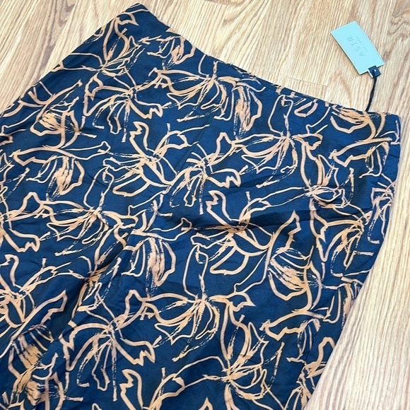 Astr the label SAYLA WIDE LEG ABSTRACT PRINT PANTS BLACK RUST PRINT women’s XL - Picture 2 of 11